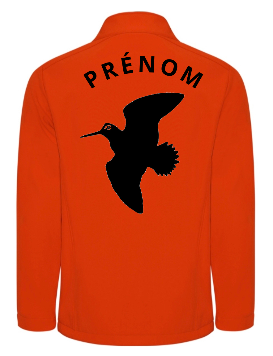 Softshell Chasse Orange Bécasse