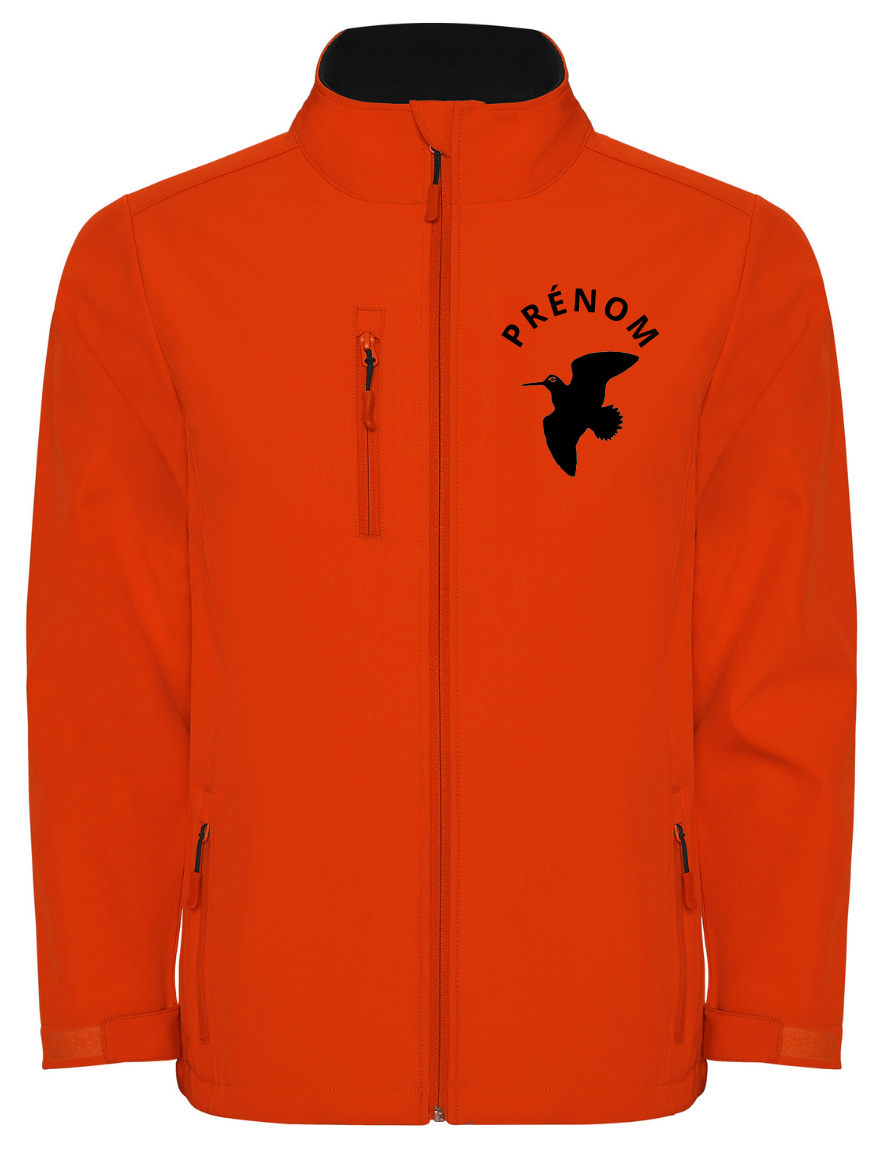 Softshell Chasse Orange Bécasse