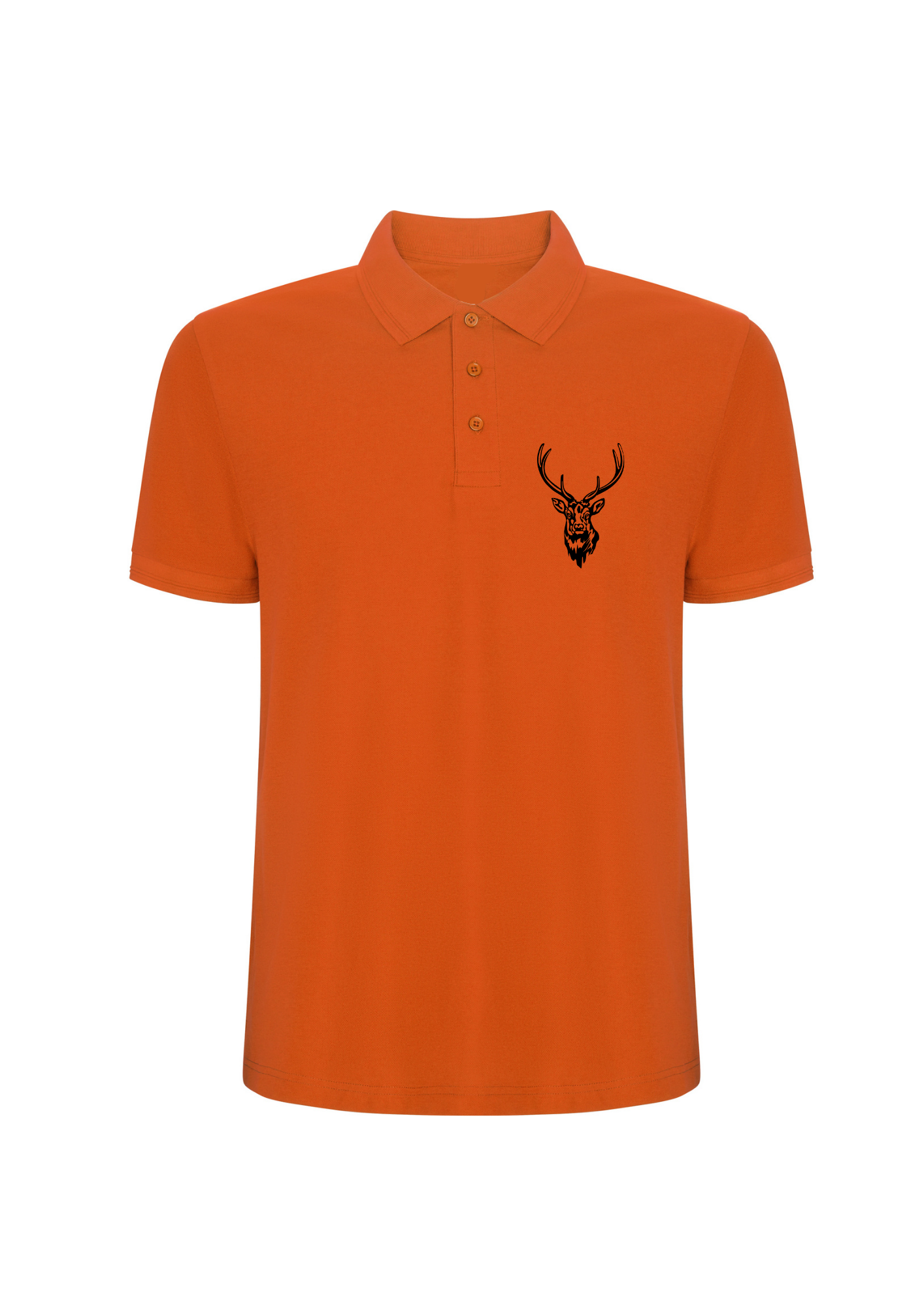 Polo manches courtes flocage Cerf