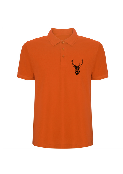 Polo manches courtes flocage Cerf