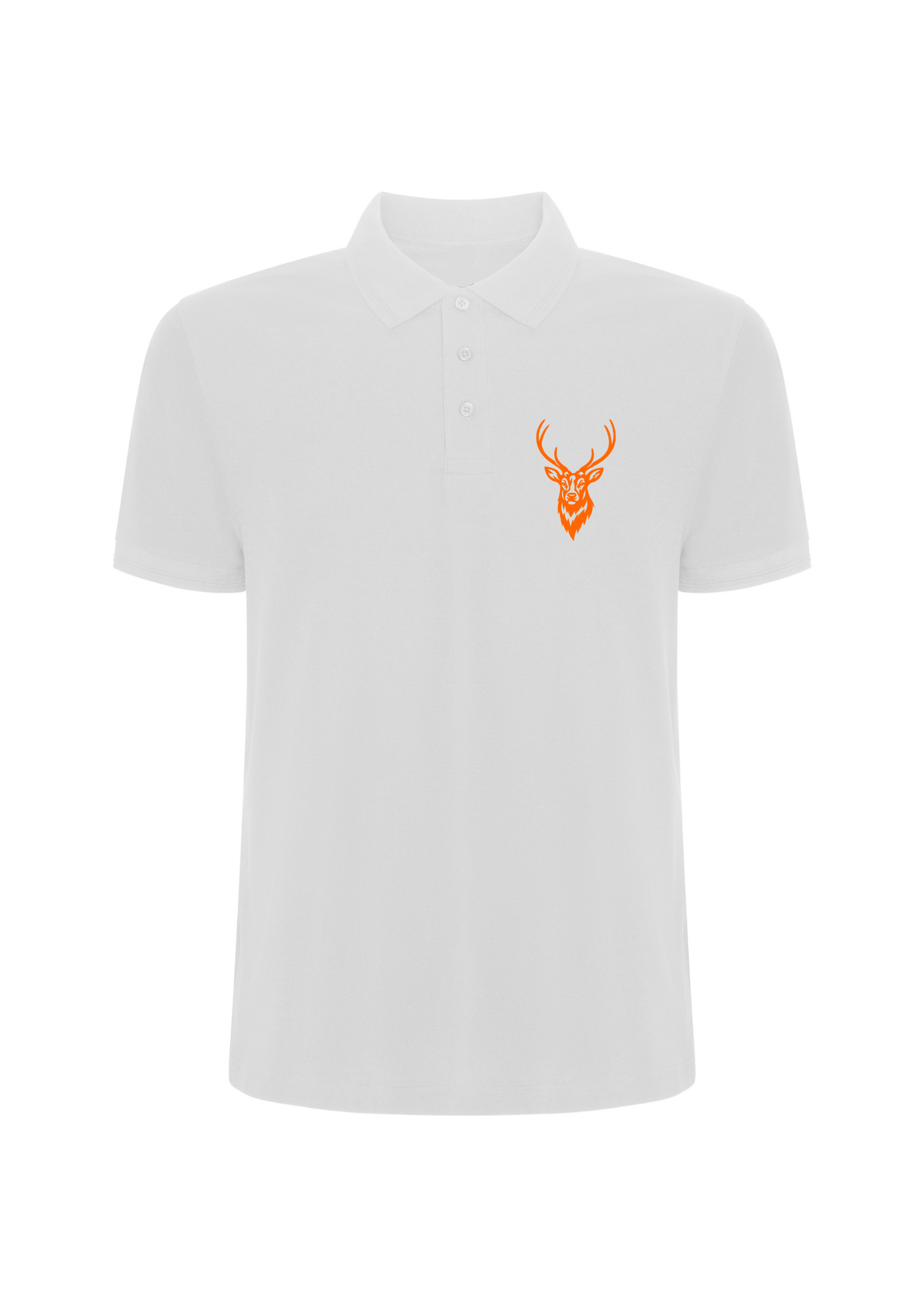 Polo manches courtes flocage Cerf