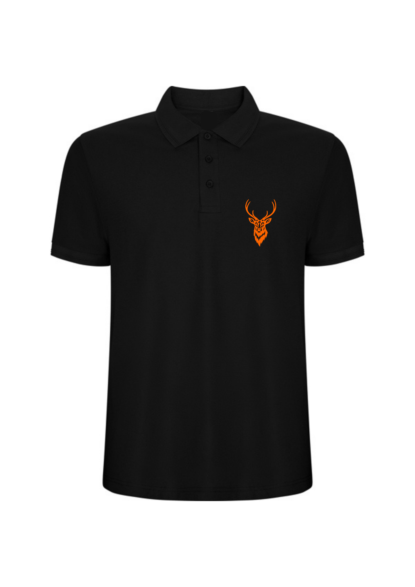 Polo manches courtes flocage Cerf
